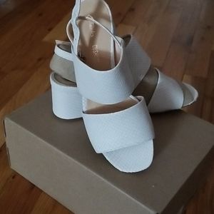 NWT Clark's strappy sandals with box